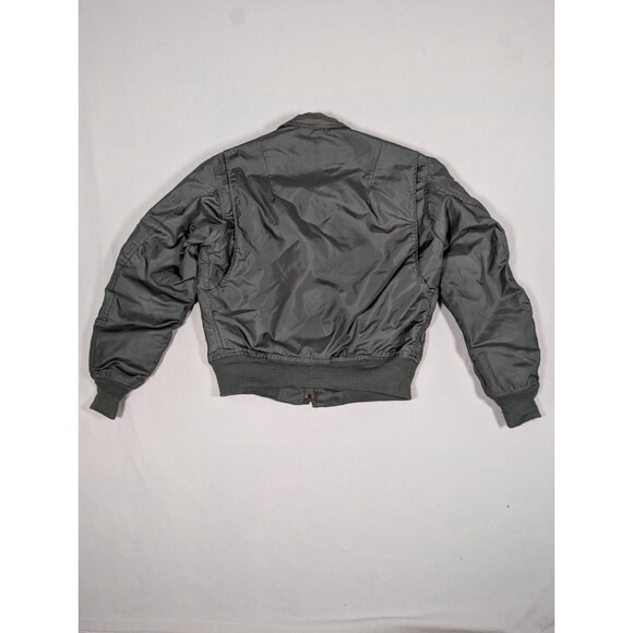 Flyers Jacket L/W CWU-36/P Mens Medium Green Nomex Flight Pilot Alpha Industries - Picture 8 of 13